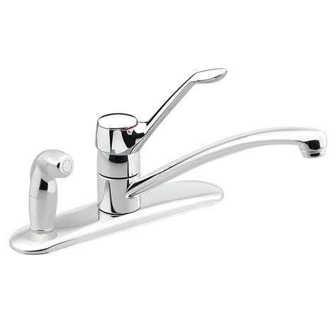 Shop wayfair for the best laundry faucet with sprayer. Moen Manor Single Handle Kitchen Faucet with Matching ...