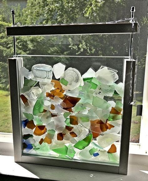 Sea Glass Displays Windows Ideas And Products To Solve Your Beach Finds Storage And Display