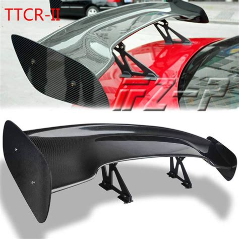 Car Tail Exterior Trim 145cm Abs Spoilers Gt Carbon Fiber Tail Wing