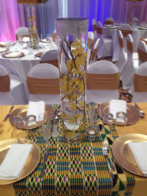 5 out of 5 stars. African Pattern Table Setting | Deco mariage, Déco mariage ...