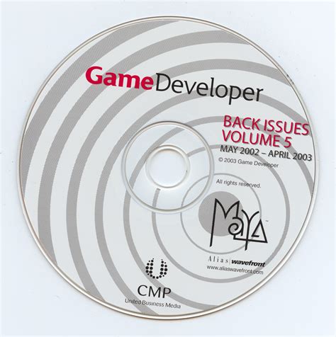 Game Developer Back Issues Volume 5 May 2002 April 2003game