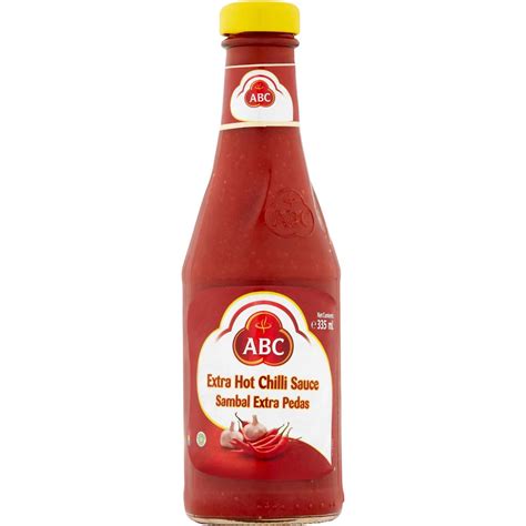 Abc Chilli Sauce Extra Hot Ml Woolworths