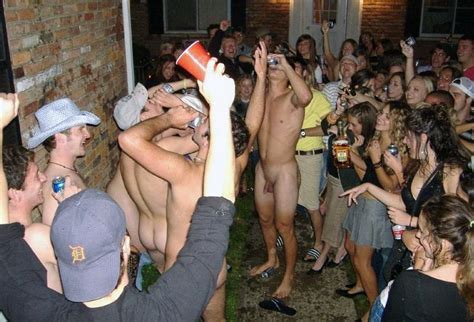 Guys Naked Together Drinking Contests