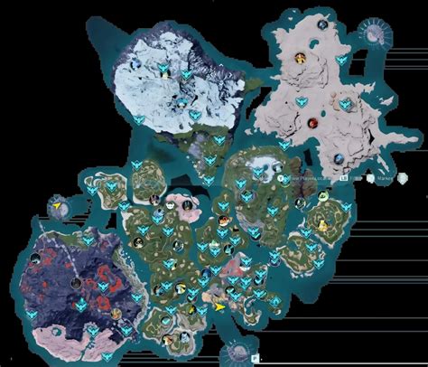 Palworld Detailed Map For Locations Tierlista