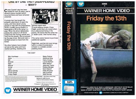Australian Vhs Covers Friday The 13th Vhs Collection