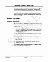 Liability Waiver Form For Contractors