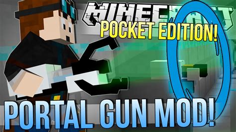 Minecraft Pocket Edition Portal And Gravity Gun Mod Mod Showcase