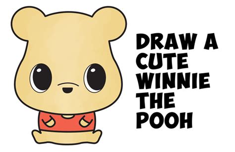 Cute Winnie The Pooh How To Draw Step By Step Drawing Tutorials