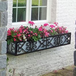 Wrought iron window planter boxes shijiazhuang billion industrial co. Huge Gallery of Window Boxes to Share on Pinterest