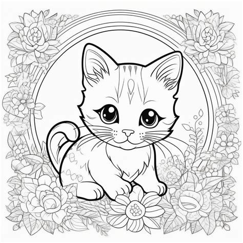 Anime Animals Coloring Pages For Adults