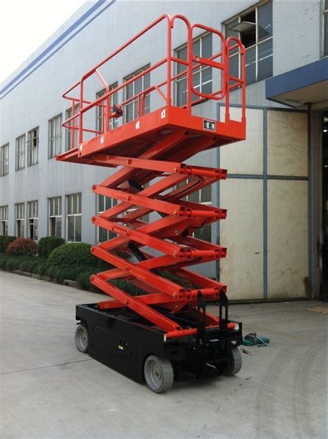 Ase0810 Pure Electric Outdoor Scissor Lift 8000mm Max Platform Height
