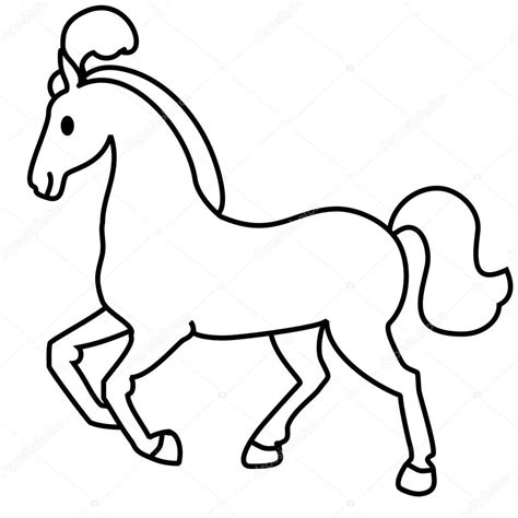 Desenho De Cavalo Para Pintar E Imprimir Kulturaupice