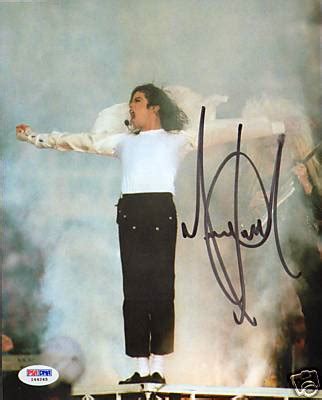Michael Jackson Autographed 8x10