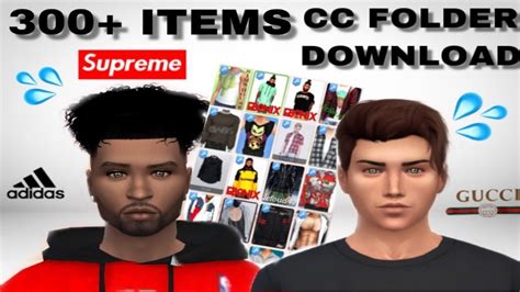 Best Sims 4 Male Cc Haulcc Folder300items Youtube