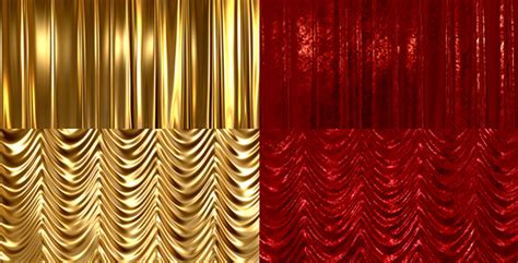 Gold And Velvet Red Curtains Open By As100 Videohive