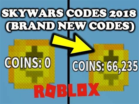 Rblx codes is a roblox code website run by the popular roblox code youtuber, gaming dan, we keep our pages updated to show you all the newest. SKYWARS ROBLOX 2019 ALL THE CODES (UPDATED) - YouTube
