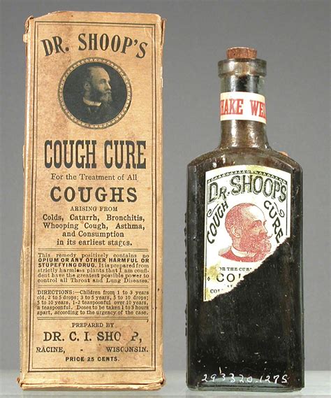Dr Shoops Cough Cure National Museum Of American History