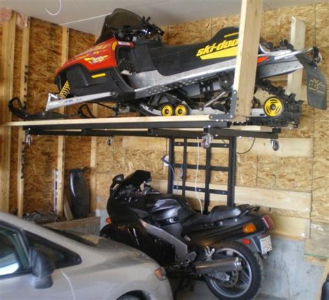 Motorcycle And Atv Lifts For The Garage In Parrish Fl Snowmobile Lift