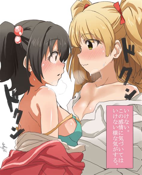 Jougasaki Rika And Akagi Miria Idolmaster And 1 More Drawn By Shift