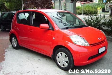 2007 Left Hand Daihatsu Sirion Red For Sale Stock No 53220 Left