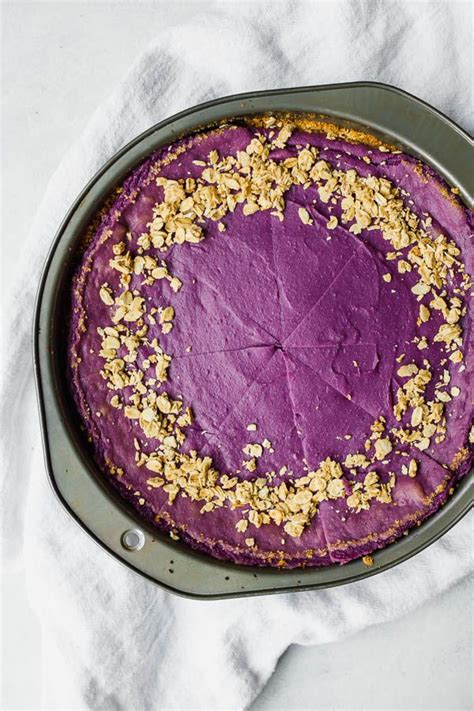 Vegan Purple Sweet Potato Pie Fooduzzi Recipe Vegan Sweet Potato