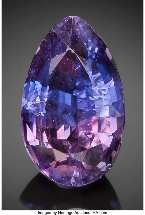 Fine Gemstone Natural Bi Color Sapphire 303 Ct With Gia Cert