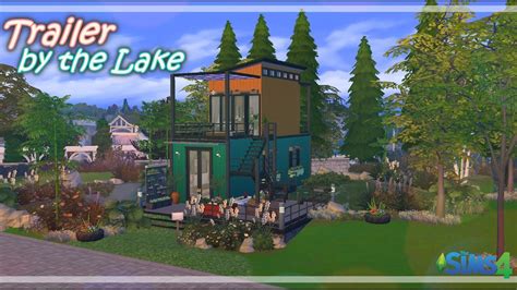 Trailer By The Lake The Sims 4 Speed Build Youtube