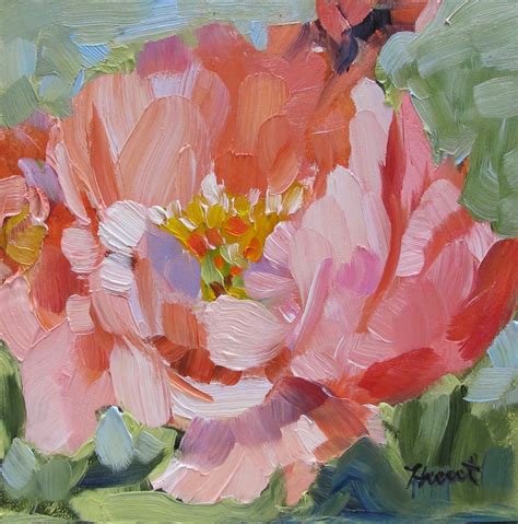 PEONY By Linda Hunt Flower Painting Painting Abstract Painting