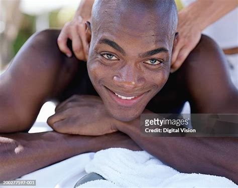 African American Man Massage Photos And Premium High Res Pictures Getty Images