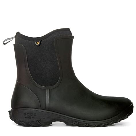 Bogs Sauvie Waterproof Slip On Boots In Black Lyst