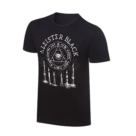 New Wwe Shop Aleister Black Fade To Black T Shirt Rsquaredcircle