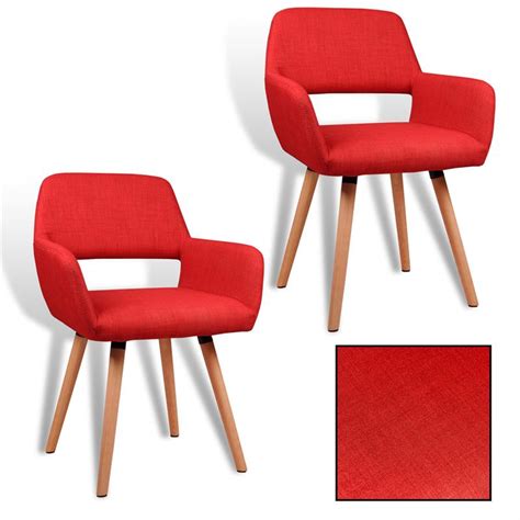Esszimmerstühle Essstühle Retro Stühle Küchenstühle Rot Set Stuhl