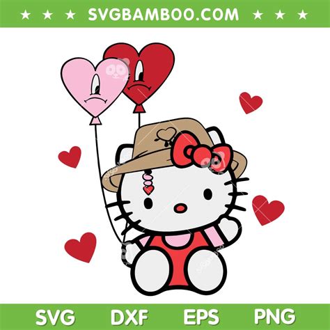 Hello Kitty Bad Bunny SVG PNG