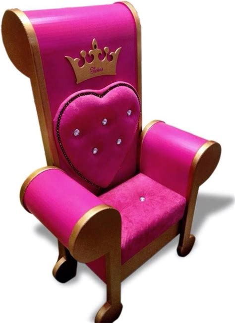 This piece of furniture offers a large space that supports many comfortable. This stunning and glorious princess throne chair adds ...
