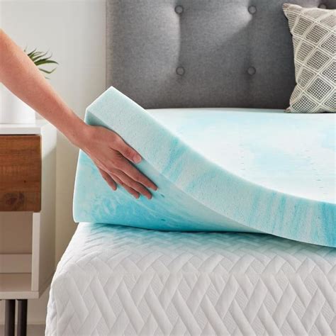 Lucid Comfort Collection 3 In D Memory Foam Twin Mattress Topper In The