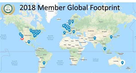 Global Footprint Of Members Service Industry Association