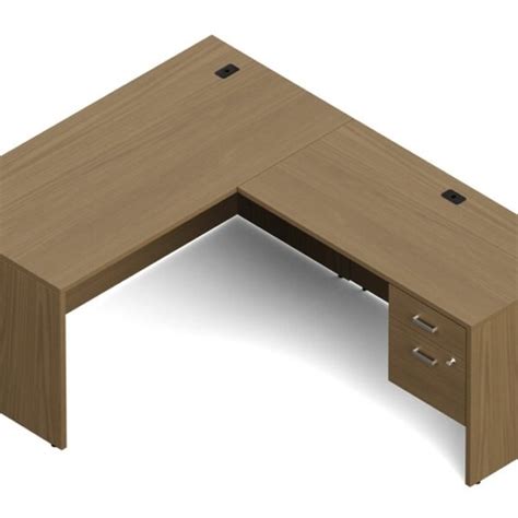Newland L Shape Desk With Boxfile Pedestal 72″ X 60″ Newmarket