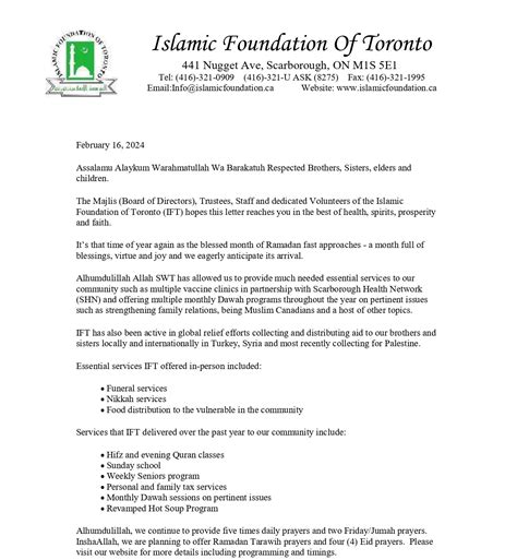 Ramadan Islamic Foundation