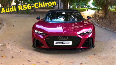 Audi Rs6 Chiron Audi Rs6 With Bugatti Veyron Power Accelerates Like