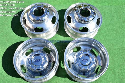 17 Ford F350 Super Duty Oem Factory Alloy Wheels Drw Dually Stock 8x200