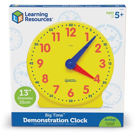 Big Time Geared 12 Hour Teacher Demonstration Clock By Learning