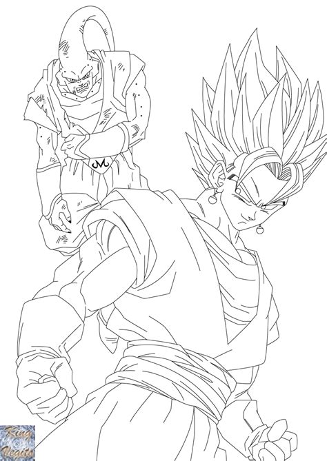 Coloriage Dragon Coloriage Dragon Ball Super Vegito Blue Images And