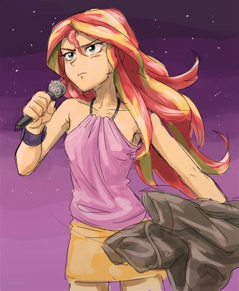 Sunset Shimmer By Invisibleone My Babe Pony Equestria Girls Know Your Meme