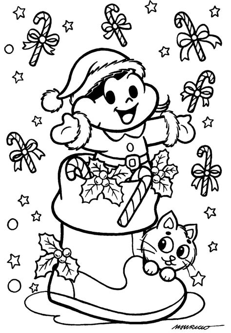 Desenhos de Natal para Colorir e imprimir SÓ ESCOLA