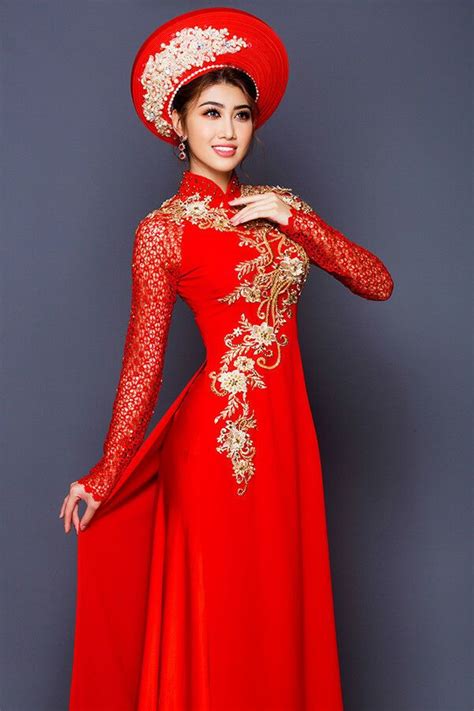 Women Long Wedding Dress Vietnamese Traditional Long Wedding Dress Ao