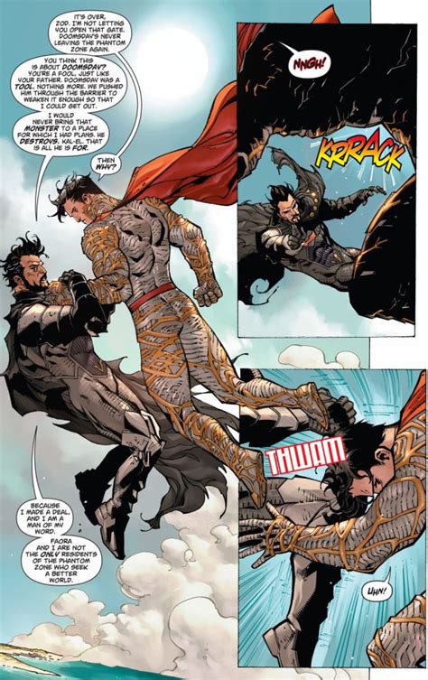 Superman And Wonder Woman Vs Zod And Faora Comicnewbies Superman