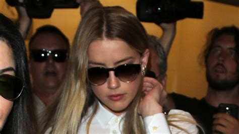 Amber Heard Arrives On Time For Deposition In Restraining Order Case Against Johnny Depp