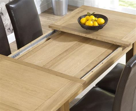 Extendable Oak Dining Table Home Highlight