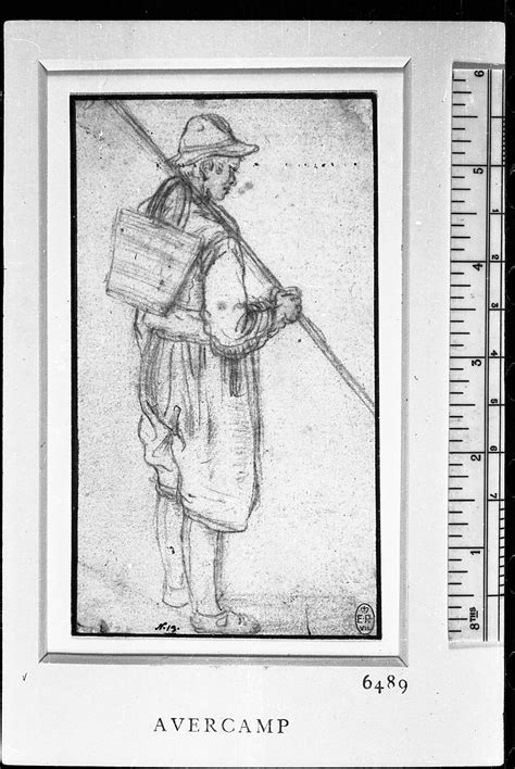 Hendrick Avercamp 1585 1634 A Young Fisherman Standing