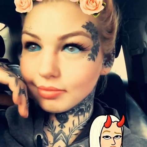 ig model shows off her crazy blue eyeball tattoos and tight body and one more interesting body